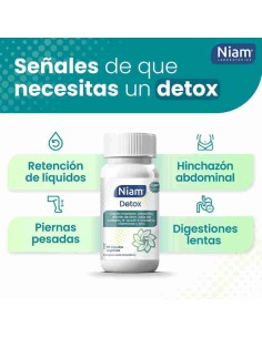 DETOX 60 CAP NIAM  Favorece la depuración natural del organismo