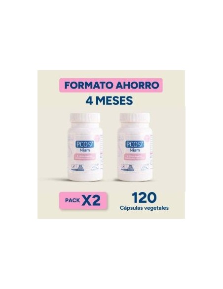 PCOS 60 CAPS NIAM X2 UNIDADES,