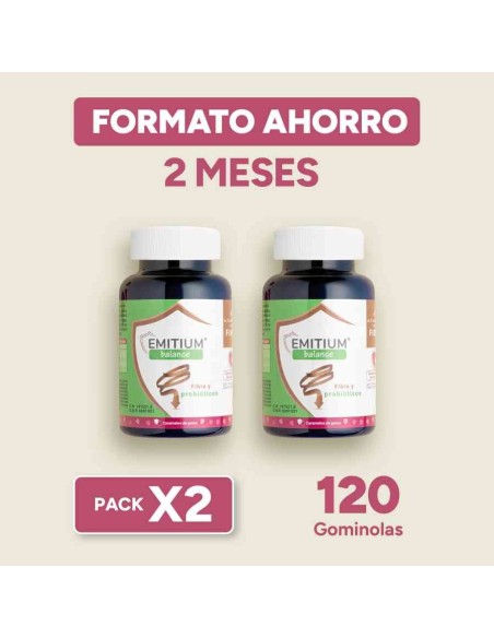 EMITIUM BALANCE FIBRA 60 GOMAS NIAM