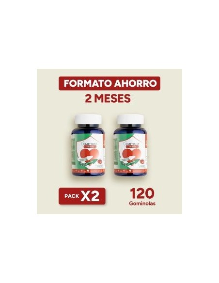 EMITIUM CORAZÓN 60 GOMAS NIAM