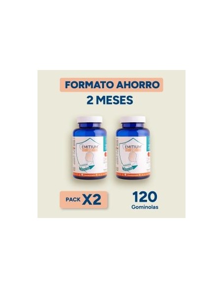 EMITIUM PIEL 60 GOMAS NIAM