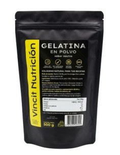 GELATINA EN POLVO NEUTRA 500GR VINCIT NUTRICION
