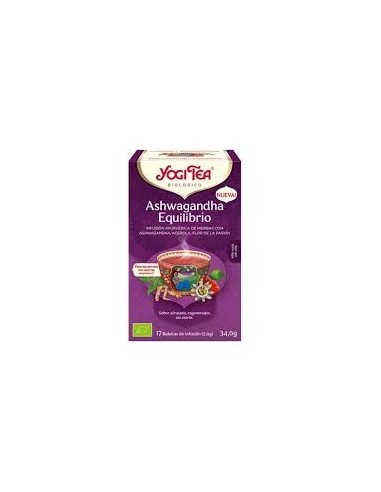 YOGI TEA ASHWAGANDHA EQUILIBRIO 17 BOLSITAS