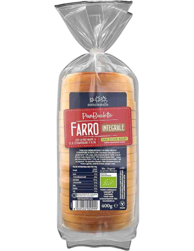 PAN MOLDE ESPELTA INTEGRAL 400GR SOTTOLESTELLE