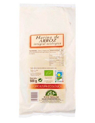 HARINA ARROZ INTEGRAL 500 GR ECO SALIM