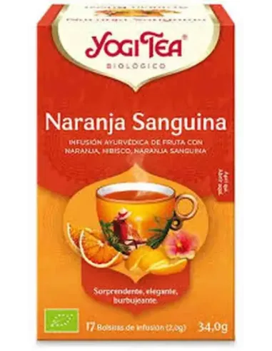 YOGI TEA NARANJA SANGUINA 17 BOLSITAS