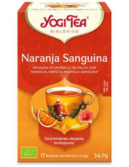 YOGI TEA NARANJA SANGUINA 17 BOLSITAS