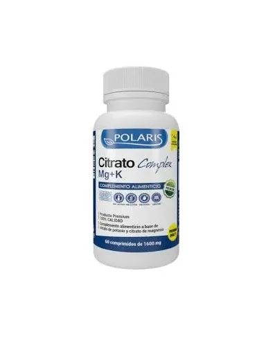 CITRATO COMPLEX MAGNESIO POTASIO 60 COMP POLARIS