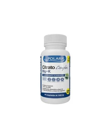 CITRATO COMPLEX MAGNESIO POTASIO 60 COMP POLARIS