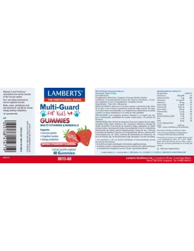 MULTIGUARD FOR KIDS 60 GUMMIS LAMBERT