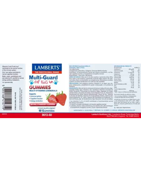 MULTIGUARD FOR KIDS 60 GUMMIS LAMBERT
