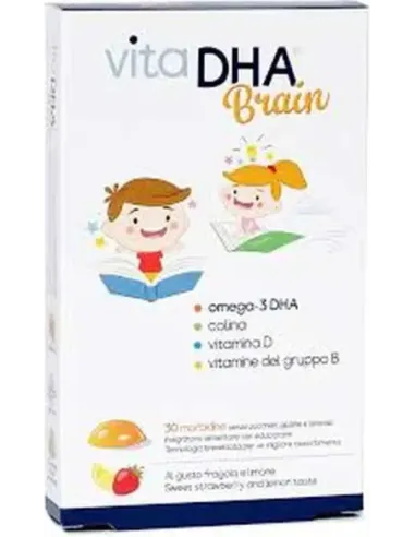 VITADHA BRAIN FRESA Y LIMON 30 MASTICABLES