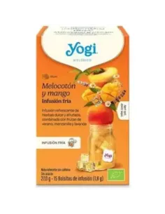 YOGI TEA FRIO MELOCOTON Y MANGO 15 SOBRES